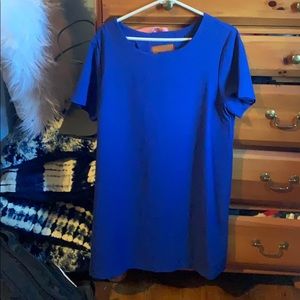 Blue dress